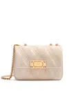 Valentino Garavani Garavani Quiltie 67 Small Shoulder Bag In Quilted Nappa Leather Woman Ivory Uni In Neutrals