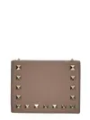Valentino Rockstud Beaded Embellished Wallet