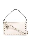 Valentino Garavani Rockstud Small Shoulder Bag In Grained Calfskin