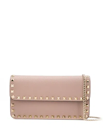 Valentino Garavani Small Rockstud Crossbody Bag In Pink