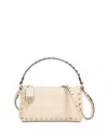 Valentino Small Rockstud Crossbody Bag In Neutral