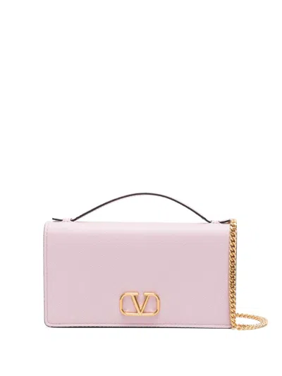 Valentino Garavani Small Rockstud Leather Mini Bag In Pink