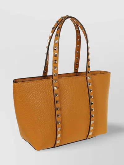 Valentino Garavani Small Rockstud Leather Tote Bag