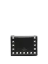 Valentino Rockstud Wallet In Black
