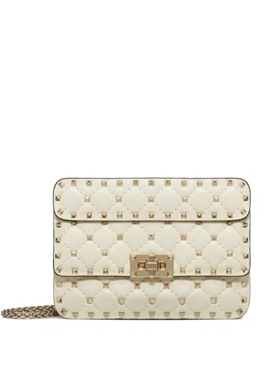 Valentino Garavani Rockstud Spike Mini Bag In Neutrals