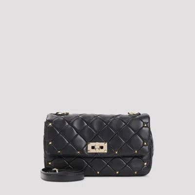 Valentino Garavani Small Rockstud Spike Shoulder Bag In No Nero
