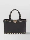 Valentino Rockstud Mini Tote Bag With Chain Strap