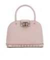 Valentino Small Rockstud Tote Bag In Nude