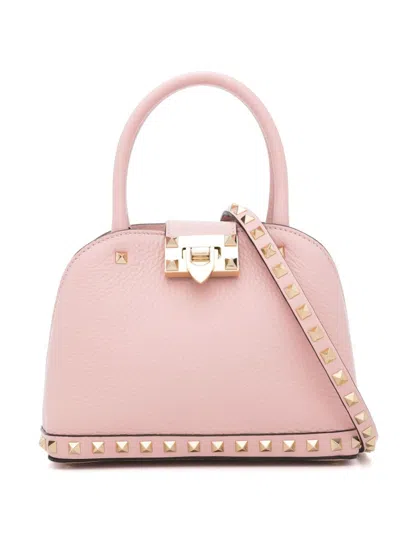 Valentino Garavani Small Rockstud Tote Bag In Pink