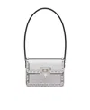 Valentino Small Rockstud23 Shoulder Bag In Gray