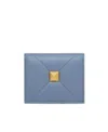 Valentino Small Roman Rivet Purse In Blue