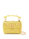 Valentino Kleine  Garavani Roman Stud Schultertasche In Grün