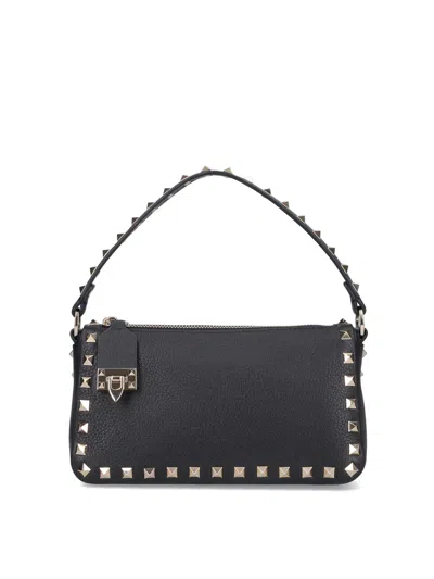 Valentino Garavani Small Shoulder Bag In Black