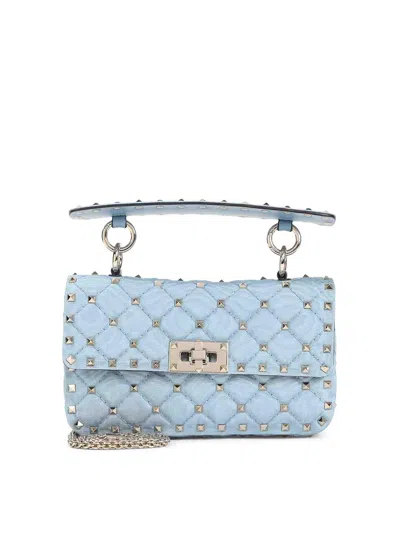 Valentino Garavani Small Shoulder Bag In Blue