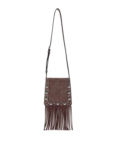 Valentino Garavani Small Shoulder Bag In Brown