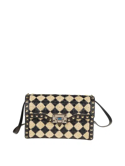 Valentino Garavani Valentino Small Shoulder Bag Rockstud In Black