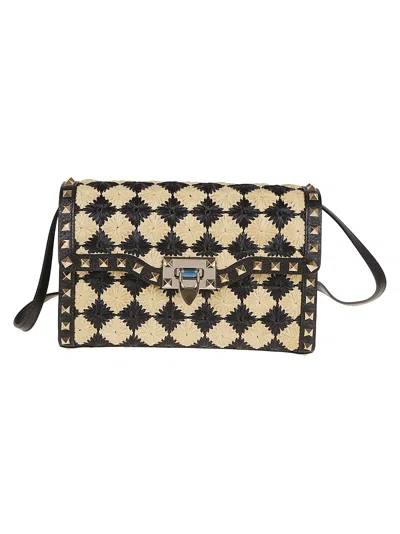 Valentino Garavani Valentino Small Shoulder Bag Rockstud In Black