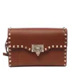 Valentino Small Shoulder Bag Rockstud Vit.st.alce Unlined/plat.studs