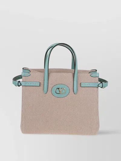 VALENTINO GARAVANI SMALL STRUCTURED TOTE KARUNG HANDLES