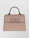 Valentino Small Structured Tote Top Handle In Brown