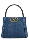 Valentino Denim Small Alltime Handbag