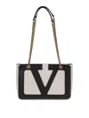 Valentino Viva Superstar Bag Butter And Black In Blanco