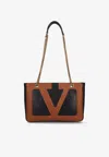 Valentino Viva Superstar Small Tote Bag In Black