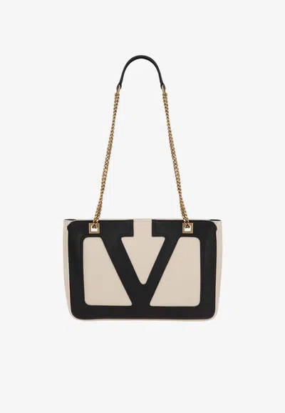 VALENTINO GARAVANI SMALL VIVA SUPERSTAR LEATHER SHOULDER BAG