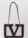 Valentino Garavani Garavani Viva Superstar Medium Nappa Leather Shopping Bag Woman Butter/black Uni