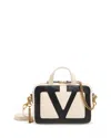 Valentino Small Viva Superstar Vlogo Duffle Top-handle Bag In Yellow