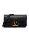 Valentino Small Vlogo Messenger Bag In Black