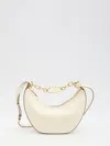 Valentino Small Vlogo Moon Hobo Bag In Beige