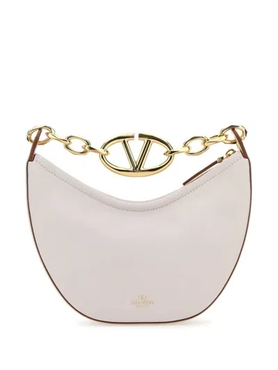 Valentino Garavani Small Vlogo Moon Tote Bag In Pink