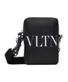 Valentino Small Vltn Crossbody Bag In Black