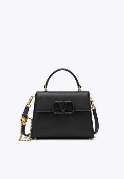 Valentino Garavani Small Vsling Grained Leather Top Handle Bag