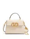 Valentino Garavani Garavani Vsling Small Handbag In Grainy Calfskin With Jewel Logo Woman Ivory Uni In White