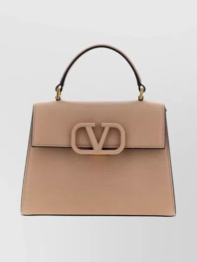 Valentino Garavani Small Vsling Handbag Top Handle In Pink