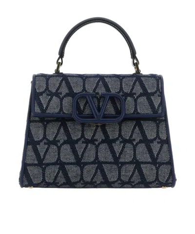 Valentino Garavani Small Vsling Shoulder Bag In Black