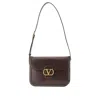 Valentino Smooth Leather '9to5' Shoulder Bag In Brown
