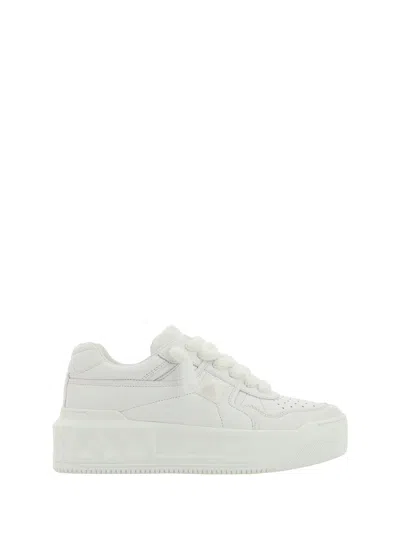 Valentino Garavani Extra Large One Stud Sneakers In White