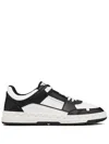 Valentino Dotsliberty Sneakers Leather Perforated Toe In Black