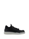 Valentino Garavani Hybrid Rainboot Leather Sneakers With Signature Branding