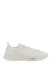 Valentino White Fabric And Mesh True Act Sneakers In White
