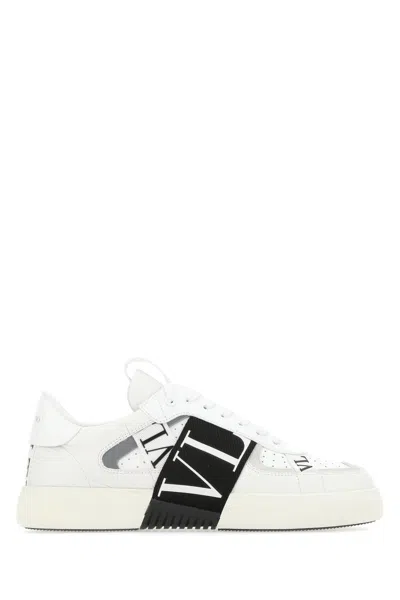 VALENTINO GARAVANI VALENTINO GARAVANI WHITE LEATHER VL7N SNEAKERS