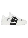 Valentino White Low-top Calfskin Vl7n Sneakers In White