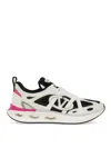 Valentino Easyjog Mesh Panel Sneakers In White