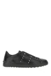 Valentino Open Rockstud Untitled Sneakers In Black