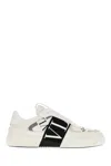 Valentino White Low-top Calfskin Vl7n Sneakers In White