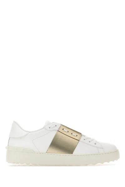 Valentino Garavani Sneakers-36 Nd  Female In White/platinum/white