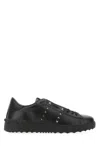 Valentino Rockstud Untitled Studded Leather Sneakers